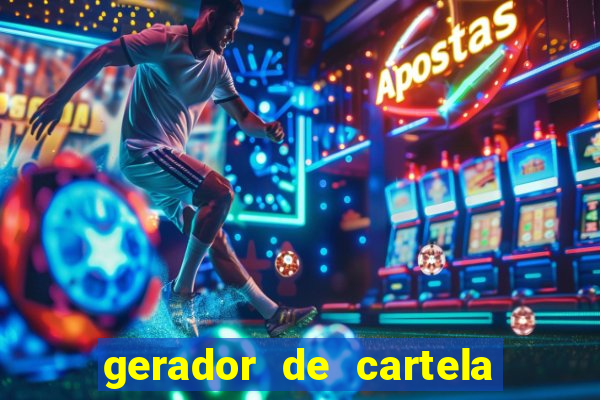 gerador de cartela de bingo